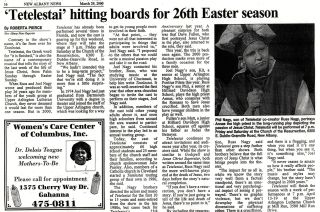 2000 Tetelestai New Albany News Article