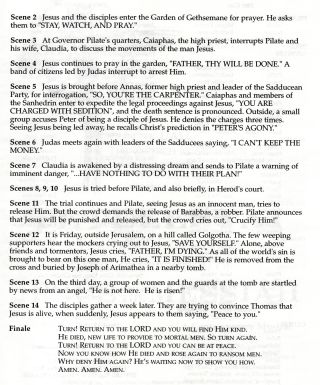 2001 Tetelestai Program Page 2